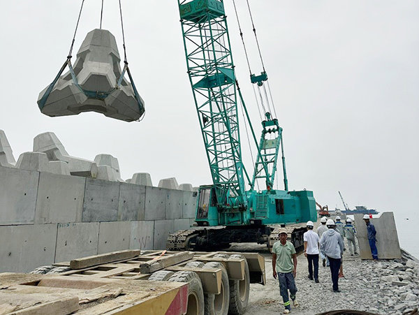 Đà Nẵng: Nguy cơ chậm tiến độ hai dự án liên quan cảng Liên Chiểu - Ảnh 1