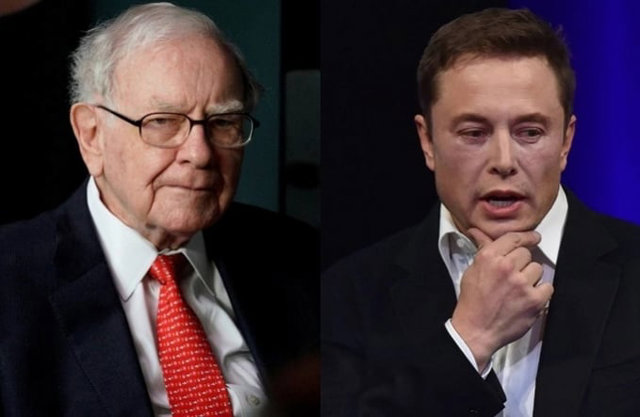 Tỷ phú Elon Musk khuyên Warren Buffett mua cổ phiếu Tesla - Ảnh 1