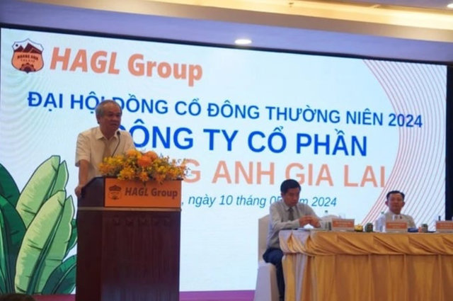 &Ocirc;ng Đo&agrave;n Nguy&ecirc;n Đức, Chủ tịch HĐQT CTCP Ho&agrave;ng Anh Gia Lai (HOSE: HAG) tại đại hội đồng cổ đ&ocirc;ng thường ni&ecirc;n 2024 tổ chức v&agrave;o 10/5/2024 ở TP.HCM. &nbsp;