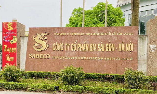 Trụ sở C&ocirc;ng ty cổ phần Bia S&agrave;i G&ograve;n - H&agrave; Nội (BSH).