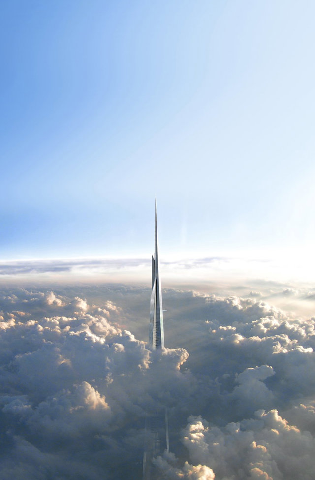 Th&aacute;p Jeddah sẽ trở th&agrave;nh t&ograve;a nh&agrave; chọc trời cao nhất thế giới với chiều cao 1.000m. Ảnh: Estate Intel