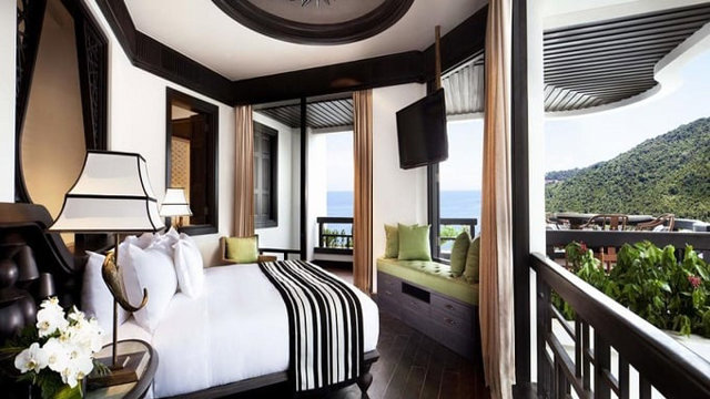 Ph&ograve;ng ngủ tại InterContinental Danang Sun Peninsula Resort