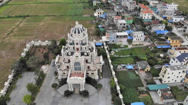 Ng&ocirc;i l&agrave;ng gi&agrave;u sụ ở Nam Định, c&aacute;ch H&agrave; Nội chưa đến 100km. Ảnh: Internet