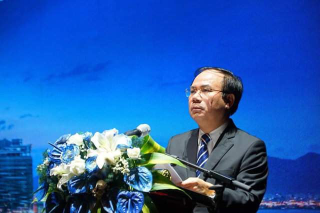 Thứ trưởng Bộ X&acirc;y dựng Nguyễn Văn Sinh ph&aacute;t biểu tại diễn đ&agrave;n. Ảnh: Kinh tế v&agrave; Đ&ocirc; thị