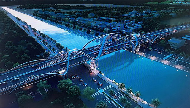 Phối cảnh 3D cầu Nguyễn Ch&iacute; Thanh (nguồn ảnh: VnExpress)