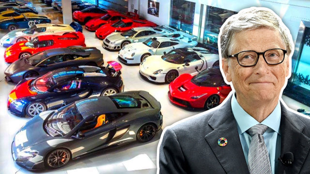 Gara nh&agrave; Bill Gates c&oacute; thể chưa 20 chiếc xe
