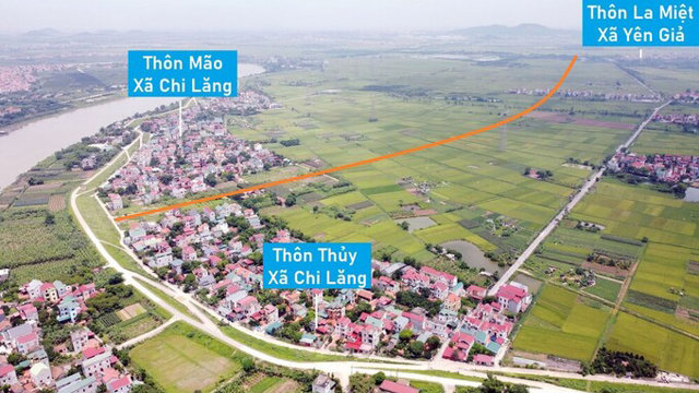 Dự &aacute;n V&agrave;nh đai 4 - v&ugrave;ng Thủ đ&ocirc;, đoạn qua tỉnh Bắc Ninh c&oacute; tổng chiều d&agrave;i tuyến 35,3km với tổng mức đầu tư 5.210 tỷ đồng. Ảnh: Internet