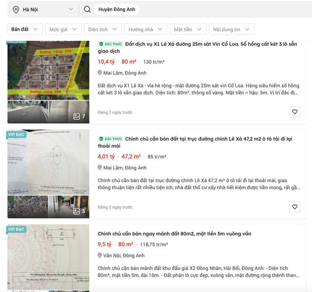 Th&ocirc;ng tin giao b&aacute;n đất nền tại Batdongsan.com &nbsp;