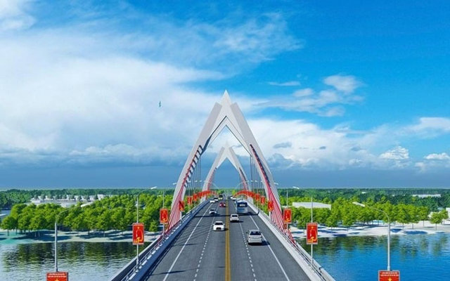 Dự kiến trong năm 2025 cầu sẽ đi v&agrave;o th&ocirc;ng xe. Ảnh: Internet &nbsp;