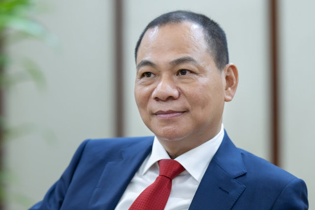 Chủ tịch Tập đo&agrave;n Vingroup Phạm Nhật Vượng.