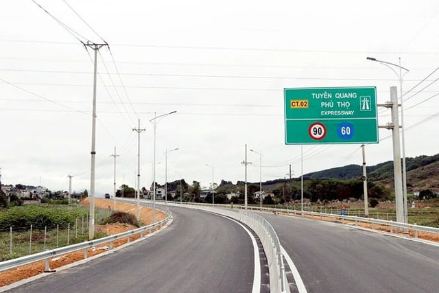 Cao tốc Tuy&ecirc;n Quang - Ph&uacute; Thọ được th&ocirc;ng xe v&agrave;o năm 2023. Ảnh: Internet