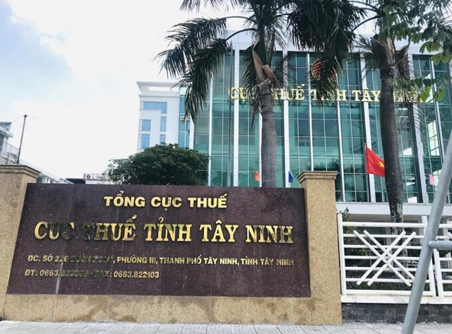 Cục Thuế tỉnh T&acirc;y Ninh. Ảnh: Internet.