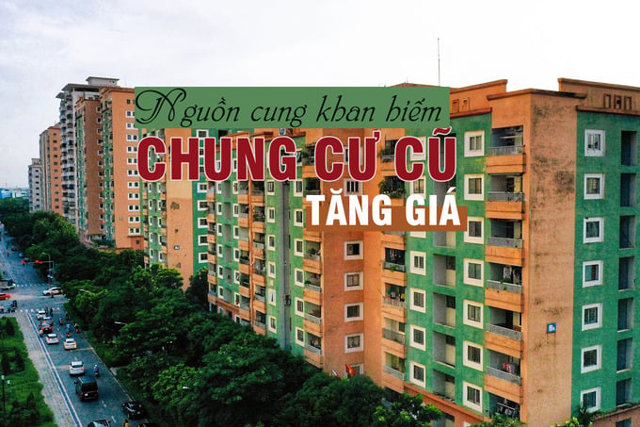 Nguồn cung khan hiếm, chung cư cũ tăng giá mạnh - Ảnh 1