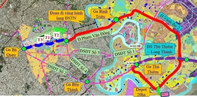 Phương &aacute;n kết nối qua đường sắt đ&ocirc; thị. Ảnh Internet &nbsp;