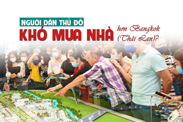 Người dân Thủ đô khó mua nhà hơn Bangkok (Thái Lan)? - Ảnh 1