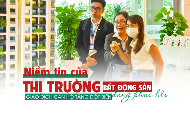 Niềm tin của thị trường bất động sản đang phục hồi, giao dịch căn hộ tăng đột biến - Ảnh 1