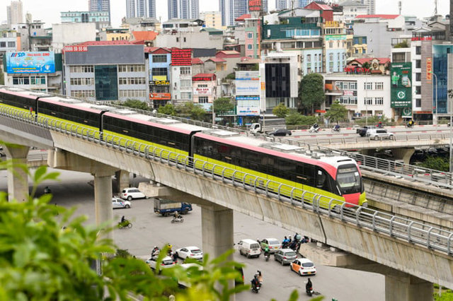 Tuyến đường sắt đ&ocirc; thị th&iacute; điểm TP. H&agrave; Nội, đoạn Nhổn - ga H&agrave; Nội