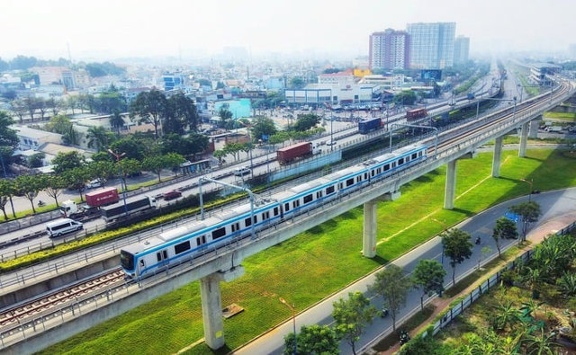 Tuyến Metro số 1 TP. HCM dự kiến vận h&agrave;nh v&agrave;o cuối năm 2024. Ảnh: Internet