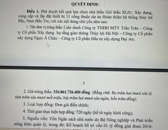 Giao th&ocirc;ng Thủy lợi H&agrave; Nội c&ugrave;ng li&ecirc;n danh tr&uacute;ng g&oacute;i thầu c&oacute; gi&aacute; trị l&ecirc;n tới gần 330 tỷ đồng