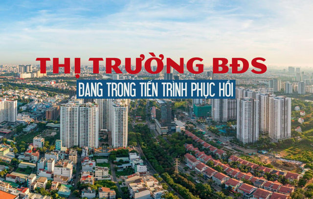 Thị trường bất động sản đang trong tiến trình phục hồi - Ảnh 1