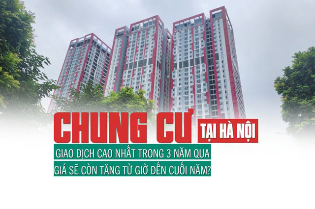 Chung cư tại Hà Nội: Giao dịch cao nhất trong 3 năm qua, giá sẽ còn tăng từ giờ đến cuối năm? - Ảnh 1