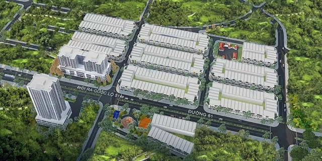 Phối cảnh dự &aacute;n Ecotown Ph&uacute; Mỹ của Hodeco (Ảnh: hodeco.vn)