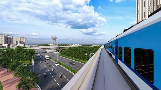 Tương lai sẽ c&oacute; tuyến đường t&agrave;u metro chạy qua n&uacute;t giao An Ph&uacute;. Ảnh: BQLDA đầu tư x&acirc;y dựng c&aacute;c c&ocirc;ng tr&igrave;nh giao th&ocirc;ng TP. HCM