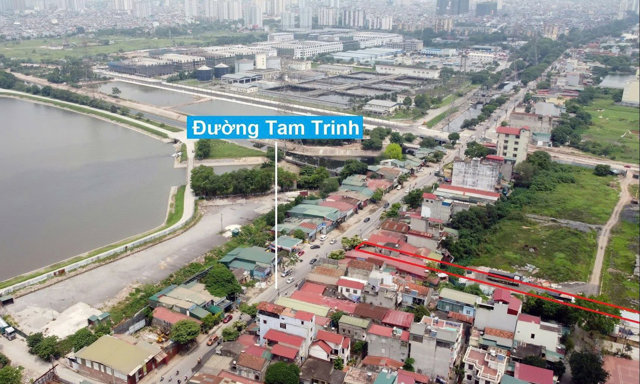 Dự &aacute;n x&acirc;y dựng đường Tam Trinh (H&agrave; Nội) c&oacute; tổng mức đầu tư 3.354 tỷ đồng