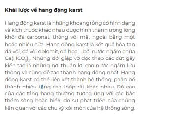 Th&ocirc;ng tin về hang động karst tr&ecirc;n trang của Sở Khoa học v&agrave; C&ocirc;ng nghệ tỉnh Quảng B&igrave;nh. Ảnh chụp m&agrave;n h&igrave;nh