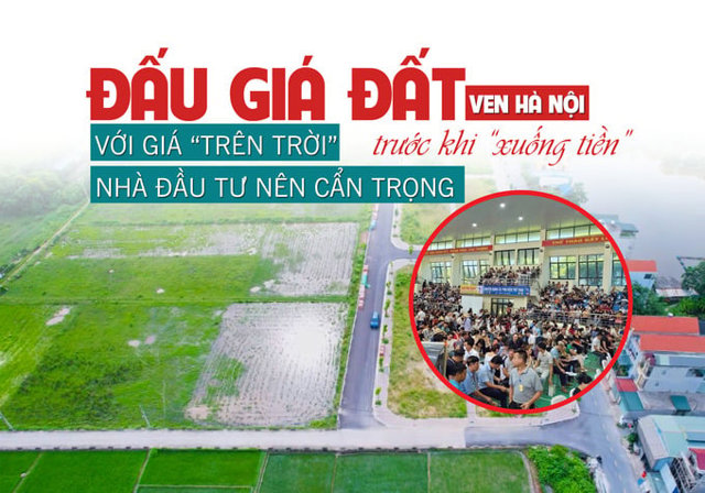 Đấu giá đất ven Hà Nội với giá “trên trời”: Nhà đầu tư nên cẩn trọng trước khi “xuống tiền” - Ảnh 1