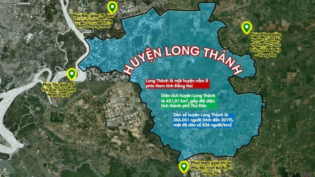 Huyện Long Th&agrave;nh. Ảnh: Reverblog