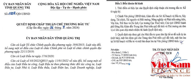 Dự &aacute;n c&oacute; diện t&iacute;ch sử dụng đất khoảng 4,93 ha, tổng mức đầu tư hơn 446 tỷ đồng