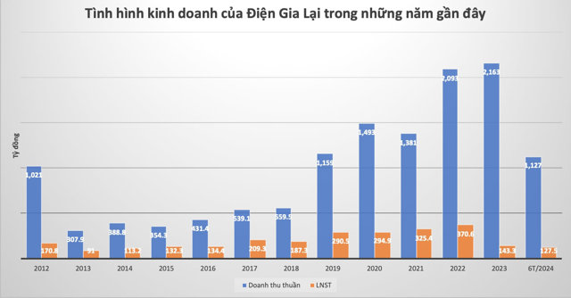 T&igrave;nh h&igrave;nh kinh doanh của Điện Gia Lai