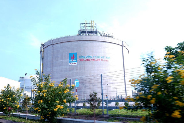 Bồn chứa LNG của PV GAS. &nbsp;