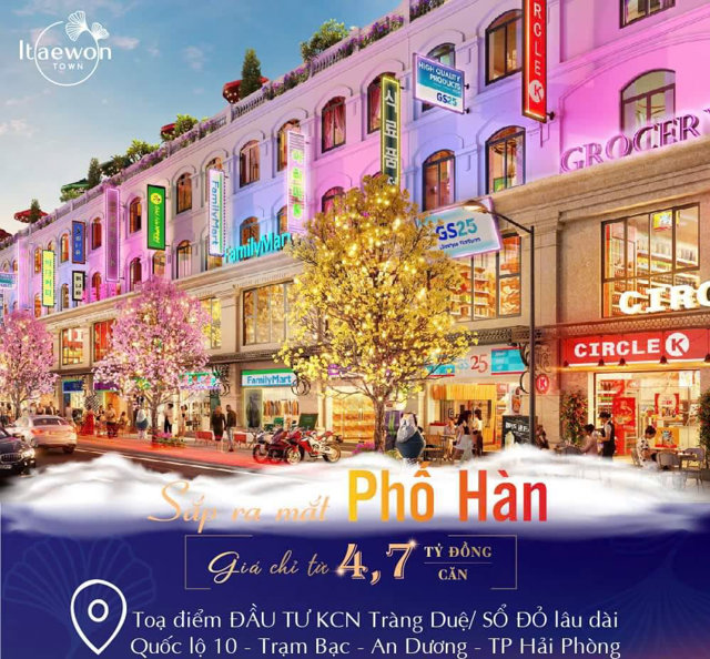 Dự &aacute;n Itaewon chuẩn bị mở b&aacute;n