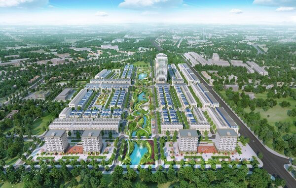 DragonHomes Eco City (Vũ Ph&uacute;c, TP. Th&aacute;i B&igrave;nh) l&agrave; một trong số những dự &aacute;n của Dragon Group. Ảnh: Dragon Group