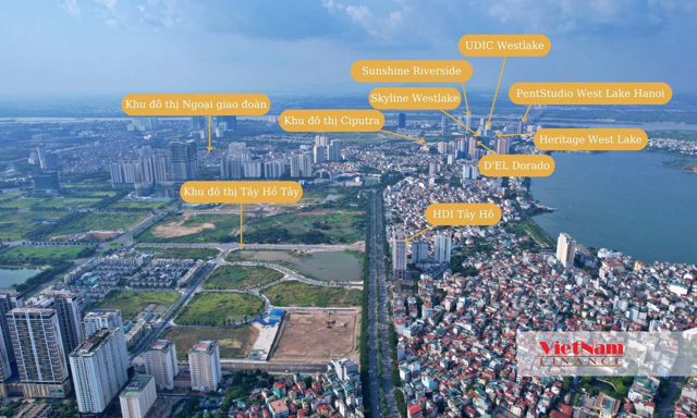 Những cao ốc giá trăm triệu một m2 trên đường Võ Chí Công - Hà Nội - Ảnh 1