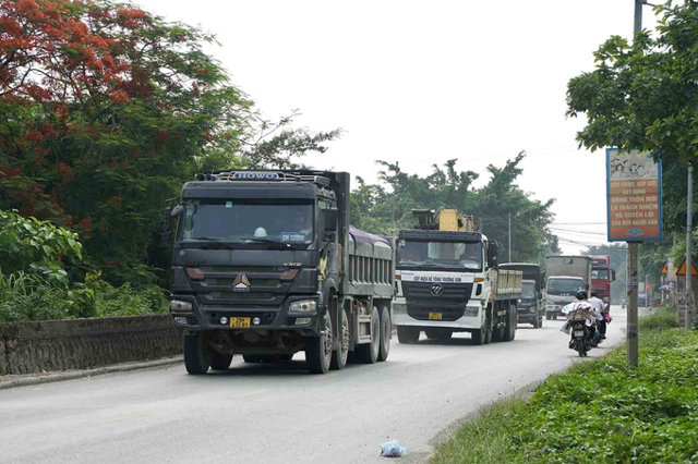 Tuyến Quốc lộ 21B đi qua huyện Ứng H&ograve;a (TP. H&agrave; Nội) sẽ được mở rộng (nguồn ảnh: B&aacute;o Lao Động)