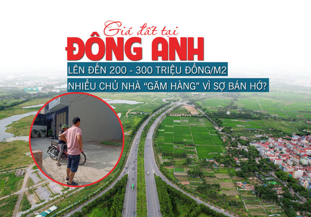 Giá đất tại Đông Anh lên đến 200-300 triệu đồng/m2, nhiều chủ nhà “găm hàng” vì sợ bán hớ - Ảnh 1