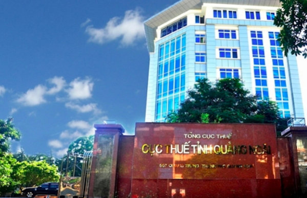 Cục thuế tỉnh Quảng Ng&atilde;i. &nbsp;