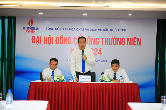 Đại hội đồng cổ đ&ocirc;ng thường ni&ecirc;n năm 2024 của PVChem (Nguồn: Website C&ocirc;ng ty)