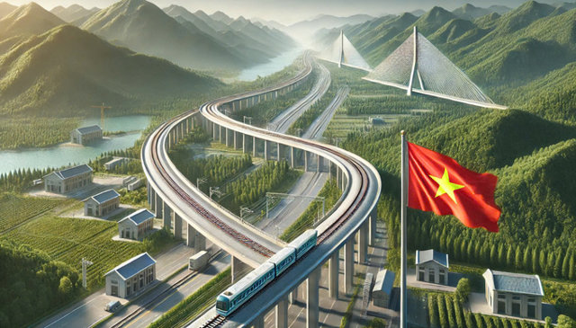 Năm 2027 Việt Nam sẽ đ&oacute;n 'song đường sắt' hơn 17 tỷ USD, mở ra kh&ocirc;ng gian ph&aacute;t triển mới với 2 quốc gia s&aacute;t kề bi&ecirc;n giới (ảnh minh họa)