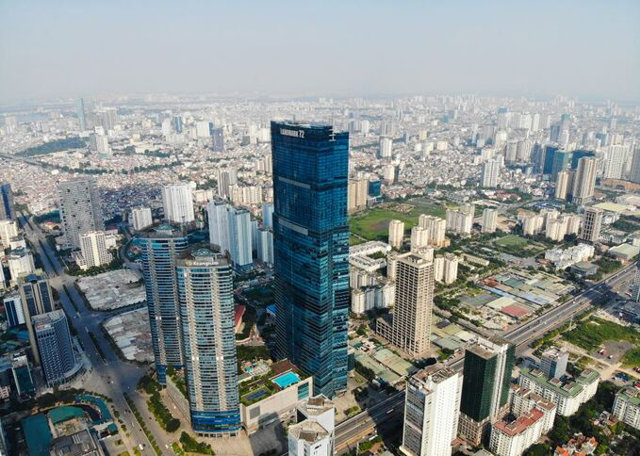 Landmark 72 từng l&agrave; t&ograve;a nh&agrave; chọc trời cao nhất Việt Nam. Ảnh: Internet