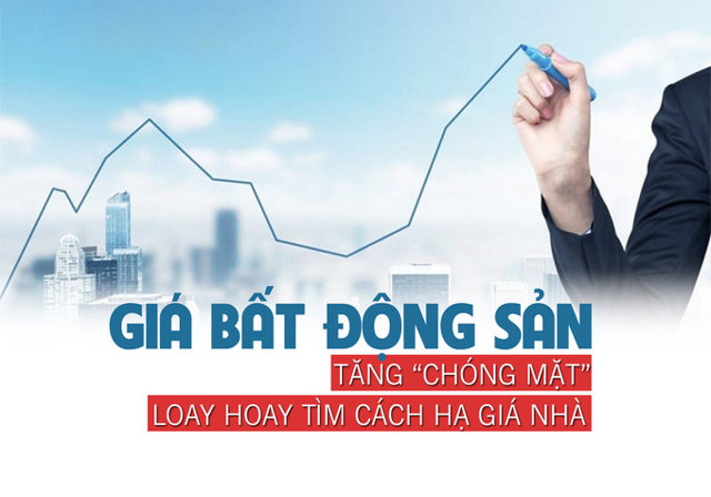 Giá bất động sản tăng “chóng mặt”, loay hoay tìm cách hạ giá nhà - Ảnh 1