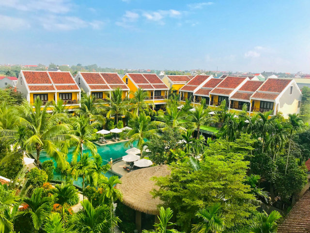 Kh&ocirc;ng gian xanh ở La Siesta Hoi An Resort &amp; Spa. Nguồn: B&aacute;o Quảng Nam &nbsp;