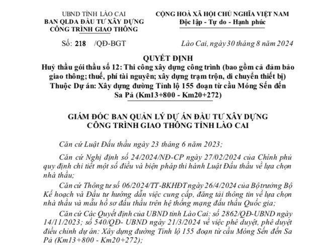 Tổng công ty Thăng Long: Sử dụng tài liệu giả, bị loại khỏi gói thầu 300 tỷ - Ảnh 1