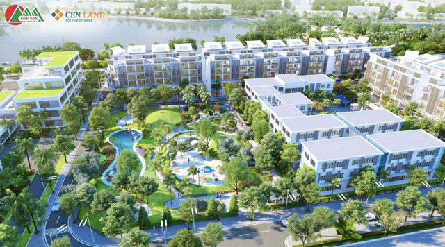 Phối cảnh dự &aacute;n Khai Sơn city