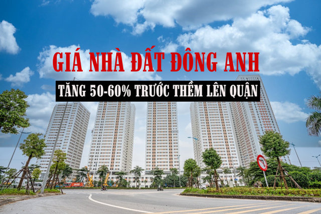 Giá nhà đất tại Đông Anh tăng 50-60% trước thềm địa phương lên quận - Ảnh 1