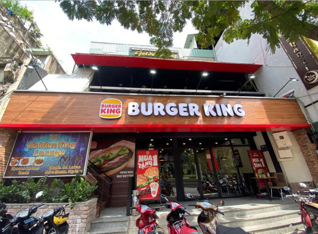 cửa h&agrave;ng Burger King Phạm Ngũ L&atilde;o tại quận 1, TP. HCM