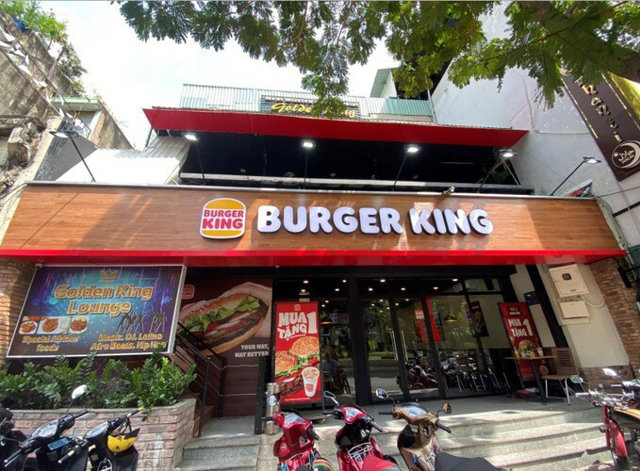 Cửa h&agrave;ng Burger King Phạm Ngũ L&atilde;o tại quận 1, TP. HCM. &nbsp;